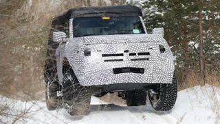 The 2021 Ford Bronco Two-Door Prototype Looks Like An Off-Road Beast In These New Pictures